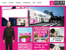 Tablet Screenshot of meier.at